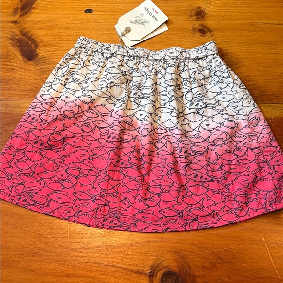 New! NICE THINGS MINI 4T Seaworld Tye Dye Skirt Fish Mod Print - Picture 7 of 7